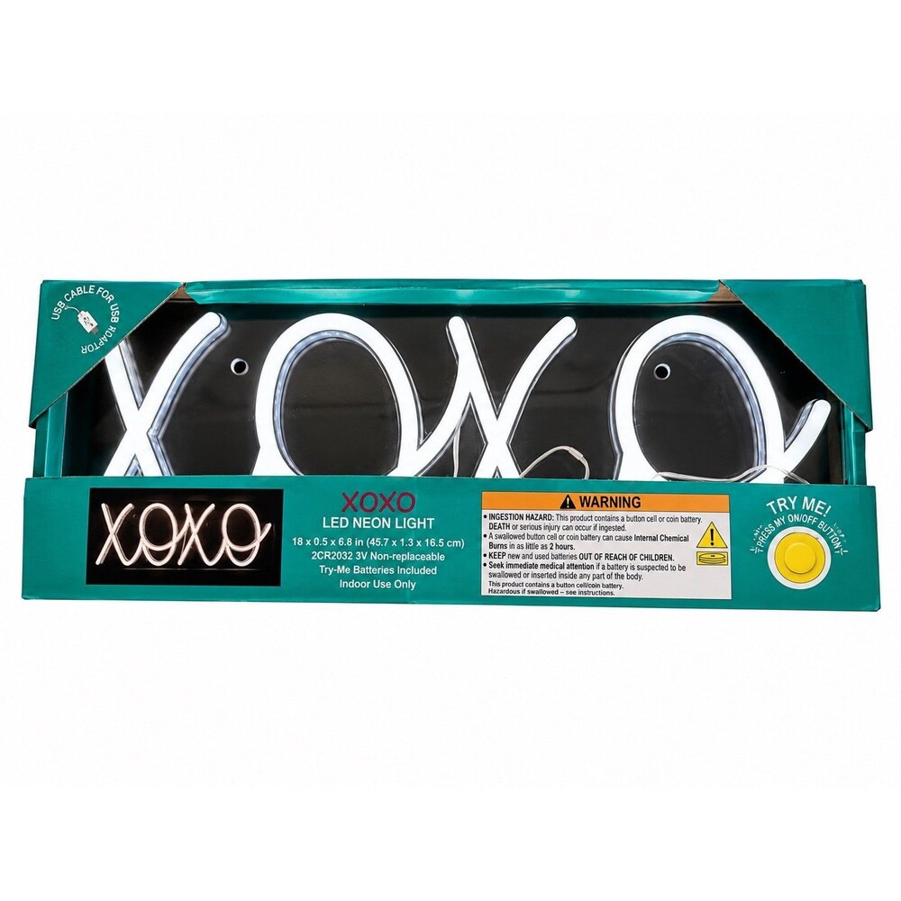 New XOXO LED Neon Light Sign